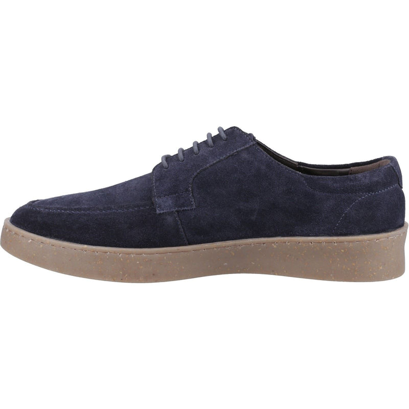 Hush Puppies Rafael Herren Wildleder Halbschuhe In Marineblau Mit Schnürung