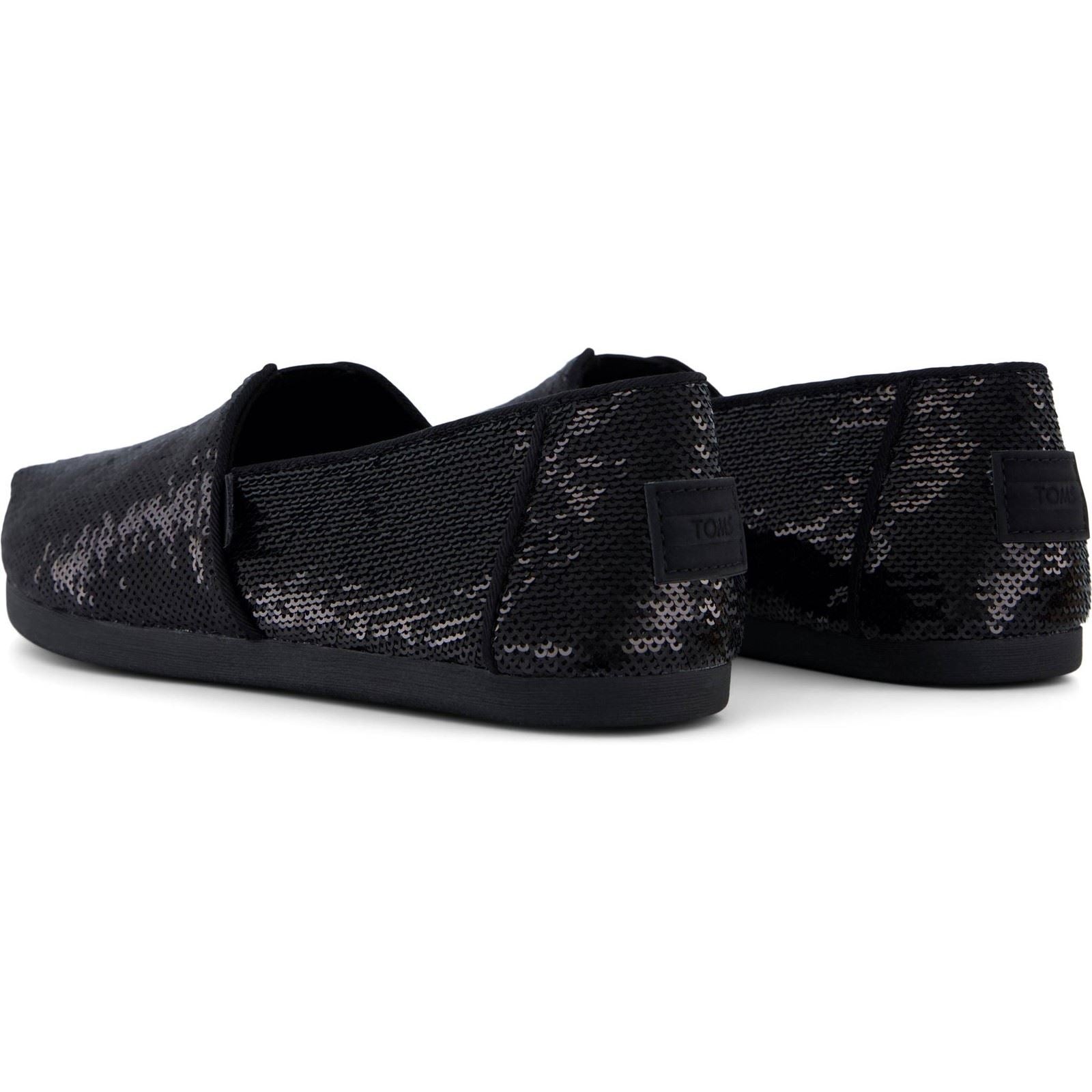 TOMS Alpargata Sequins Textile Damen Schwarze Farbe Espadrilles