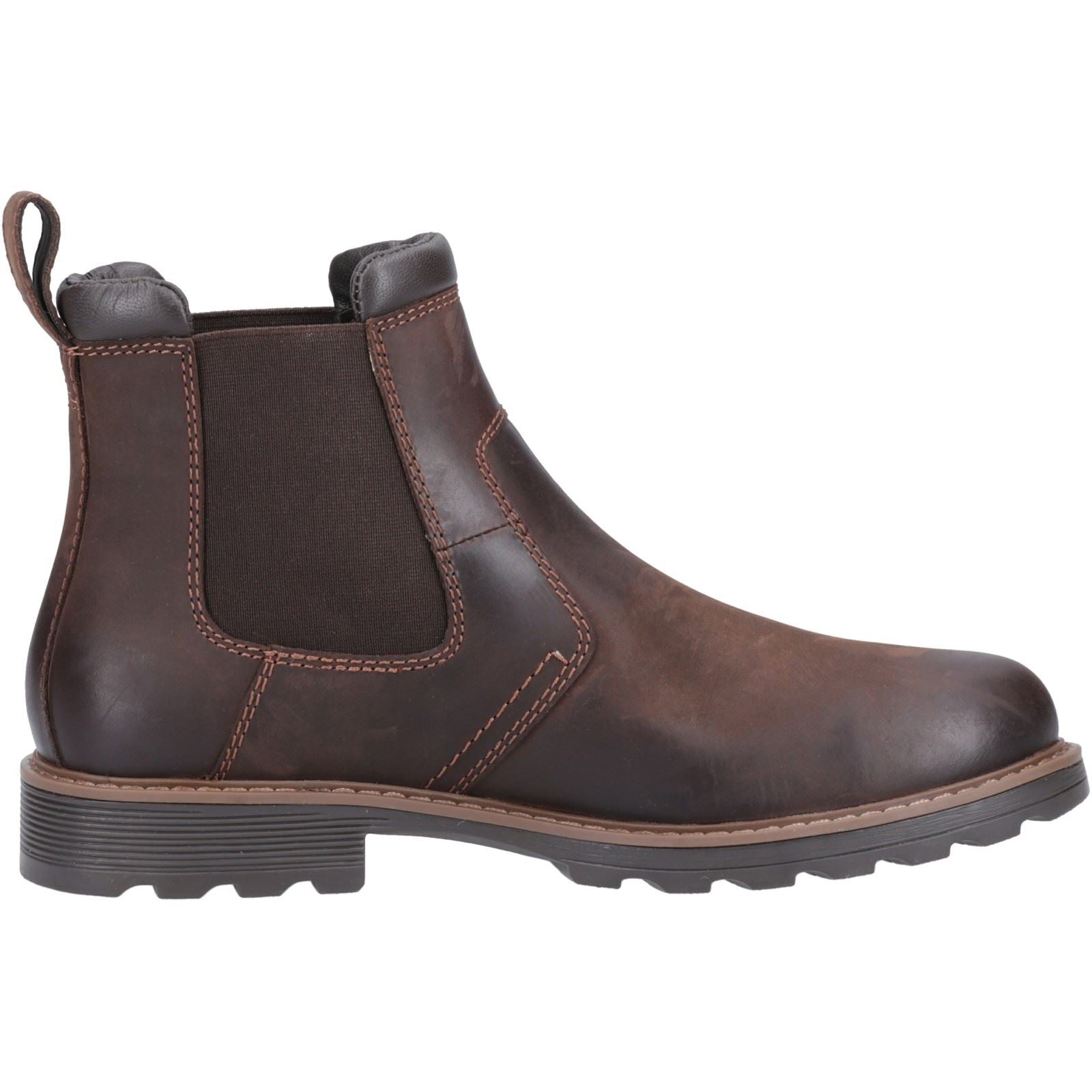 Cotswold Leafield Leder Herren Stiefel Braun