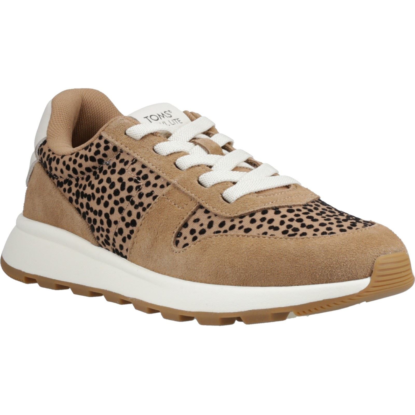 TOMS TRVL Lite Retro Leder Damen Braune Sneaker