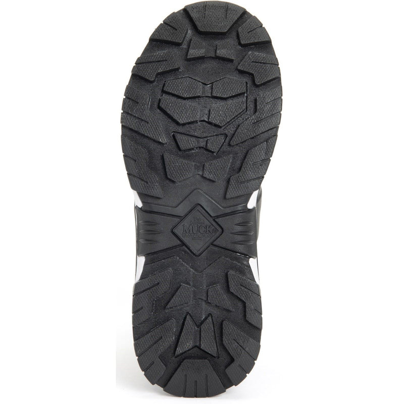 Muck Boots Apex Mid Zip Gummistiefel Schwarz/Weiß