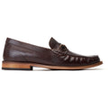 Base London Madison Herren Mokassins Aus Gebranntem Tan-Leder