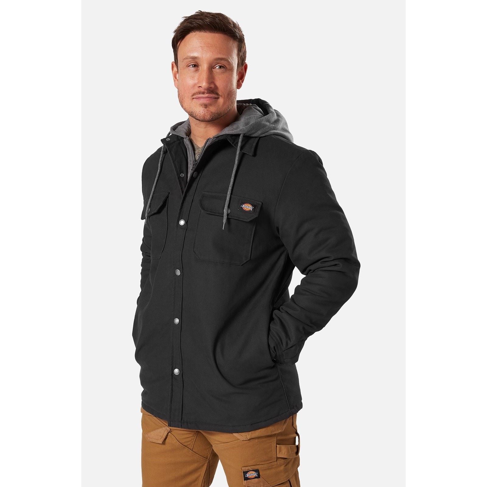 Dickies Duck Herren Schwarzes Hemdjacke