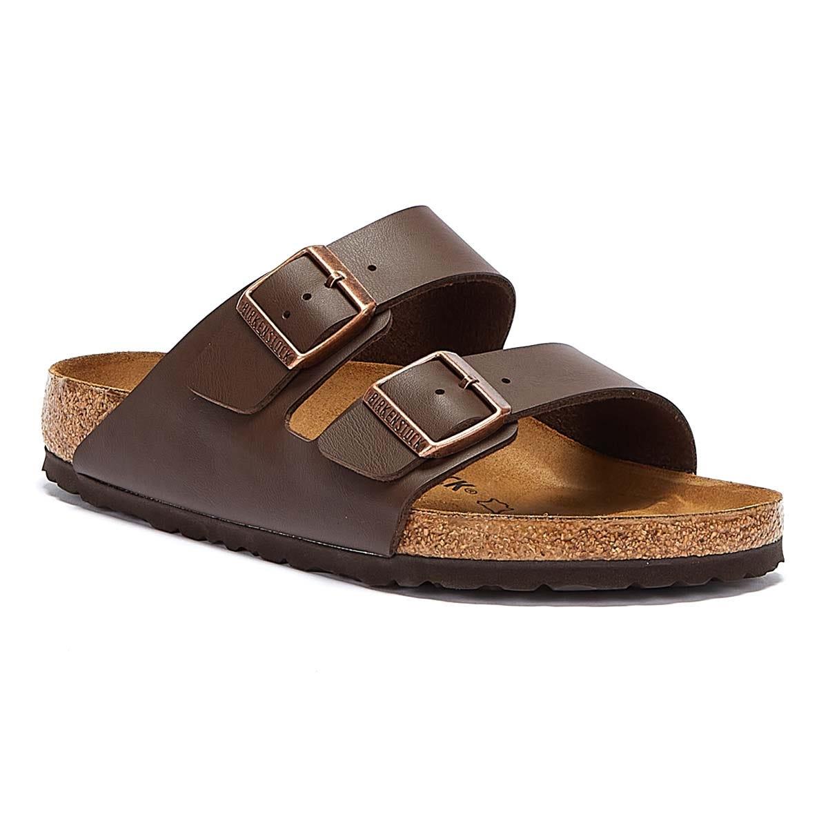 Birkenstock Arizona Birko Flor Braune Sandalen