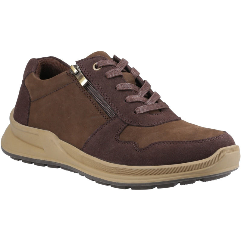 Hush Puppies Alexander Herren Schnürschuhe Aus Braunem Leder