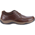Hush Puppies Derek Herren Kaffeebraune Lederschnürschuhe