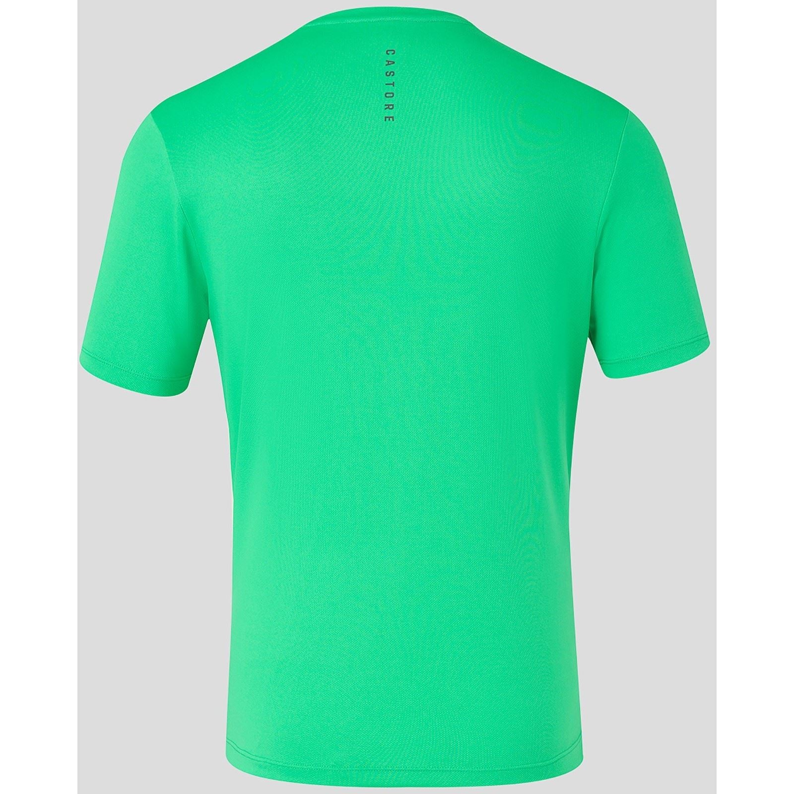 Castore Short Sleeve Polyester Herren Grünes Activewear T-Shirts