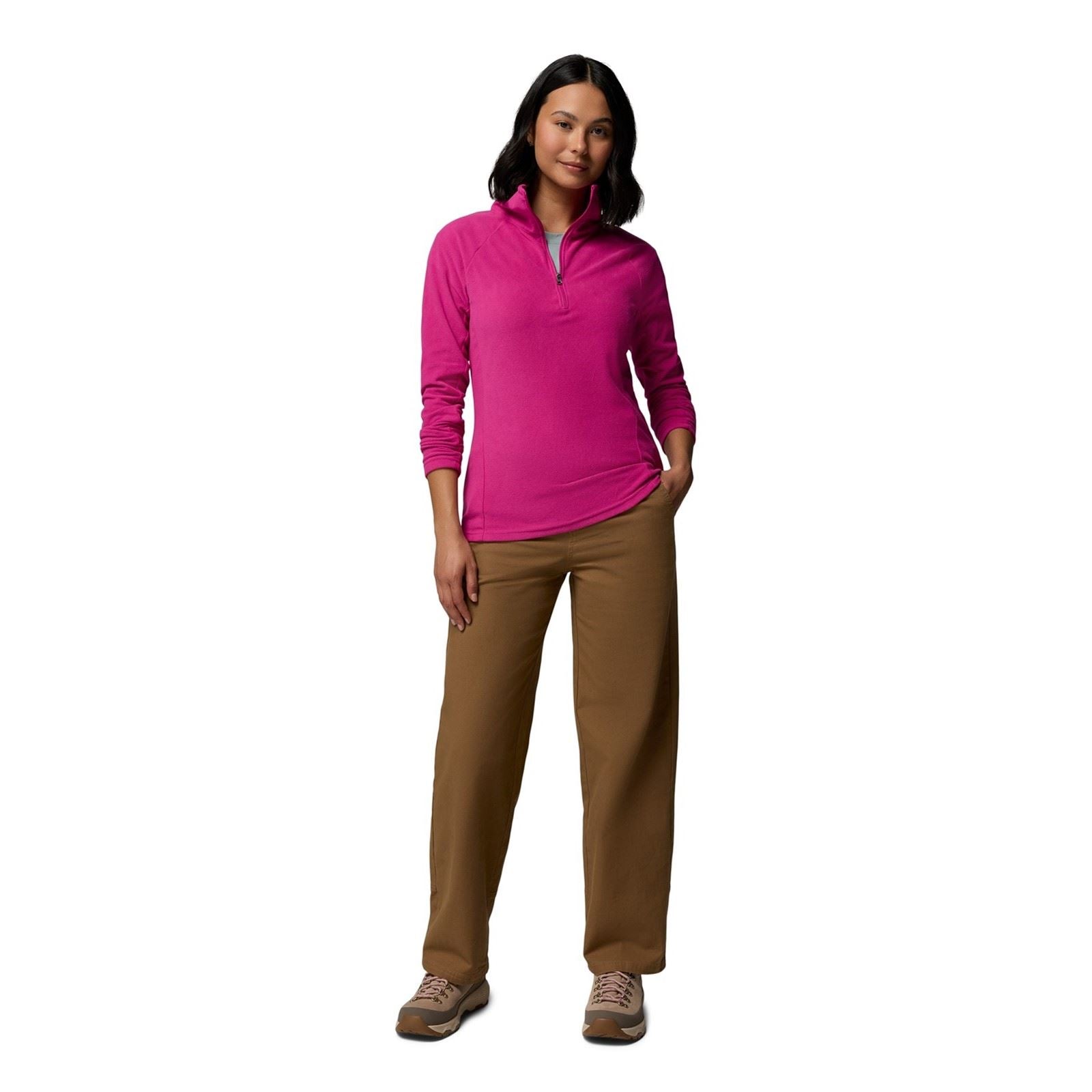 Columbia Glacial IV 1/2 Zip Damen Lila Fleecejacken