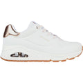 Skechers Uno - Shimmer Away Synthetische Damen-Sneaker In Weiß