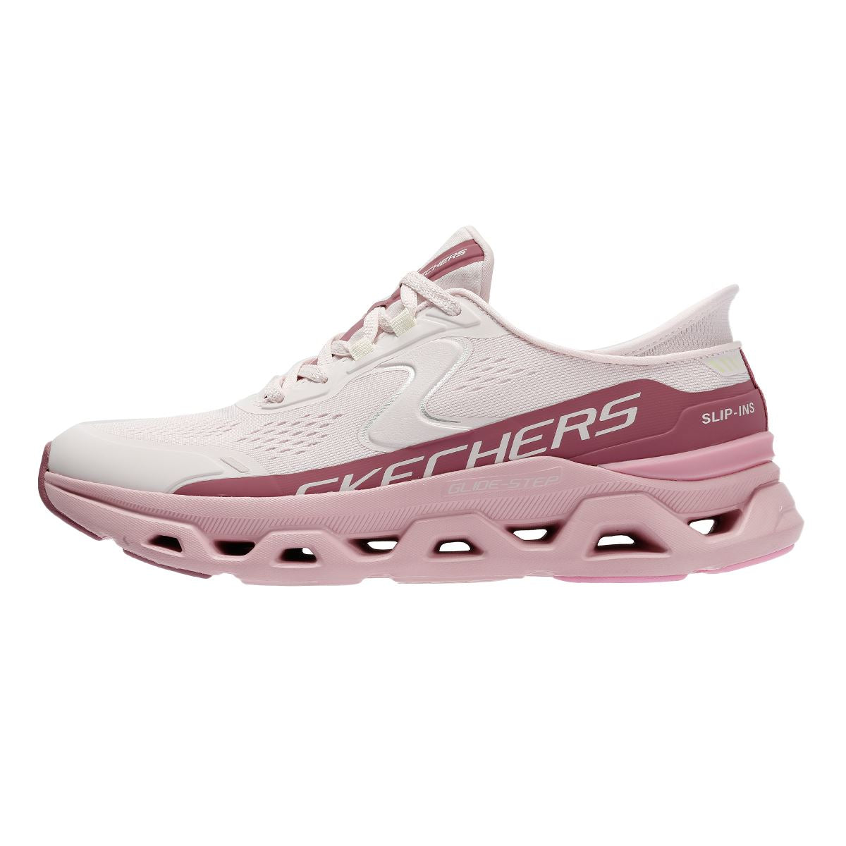 Skechers Slip-Ins Glide Step Altus Netz Damen Pink Sneaker