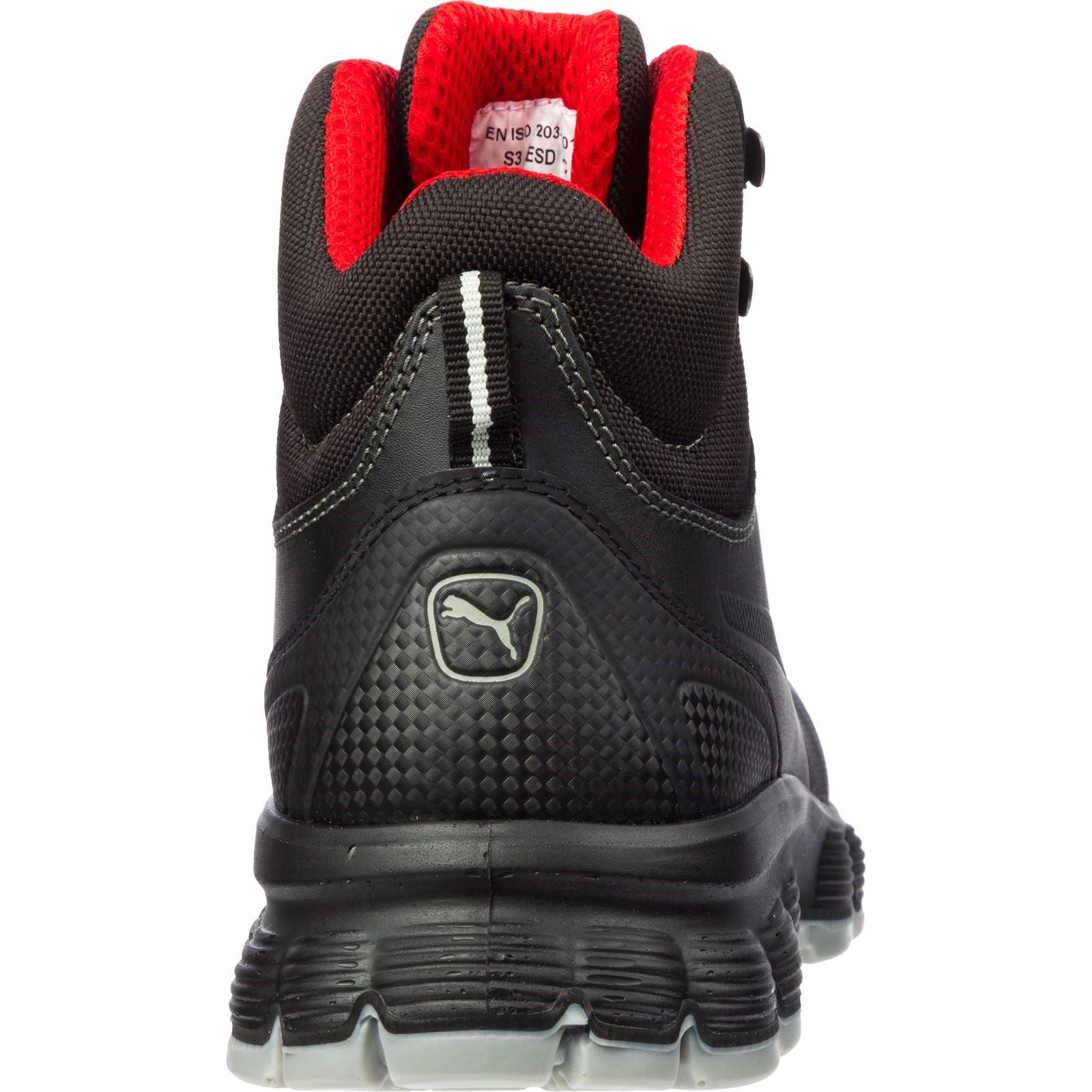 Puma Safety Condor Mid S3 Nubuk Schwarz Sicherheitsstiefel