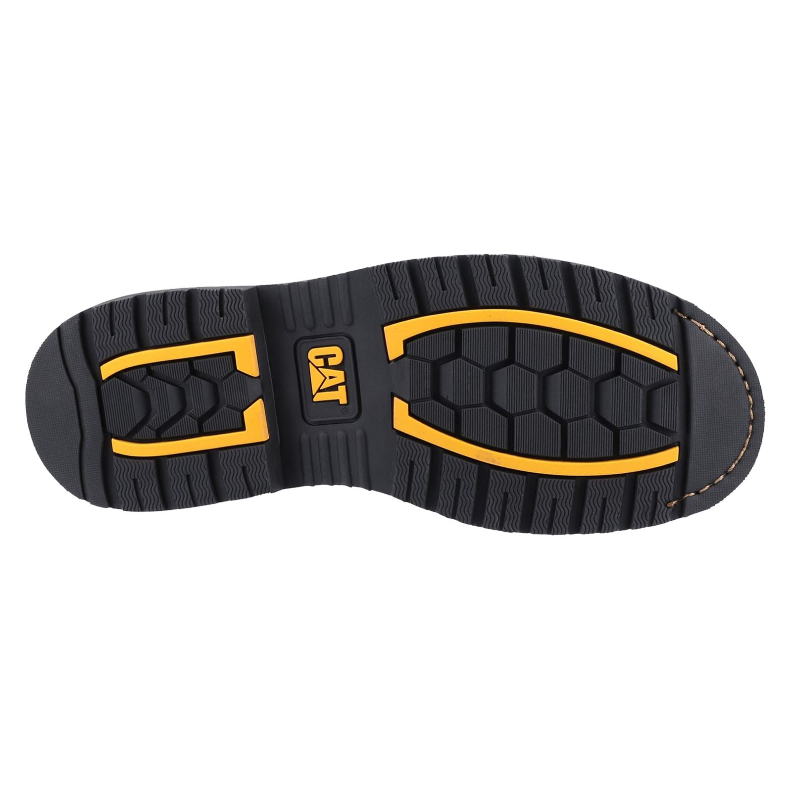 Caterpillar Powerplant Händler Nubuck Braun Sicherheitsschuhe