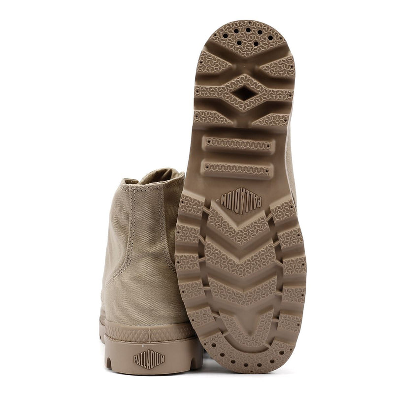 Palladium Pampa Hi Mono Chrome Canvas Herren Khaki Stiefel