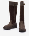 Barbour Oak Tall Damenstiefel Aus Braunem Wildleder