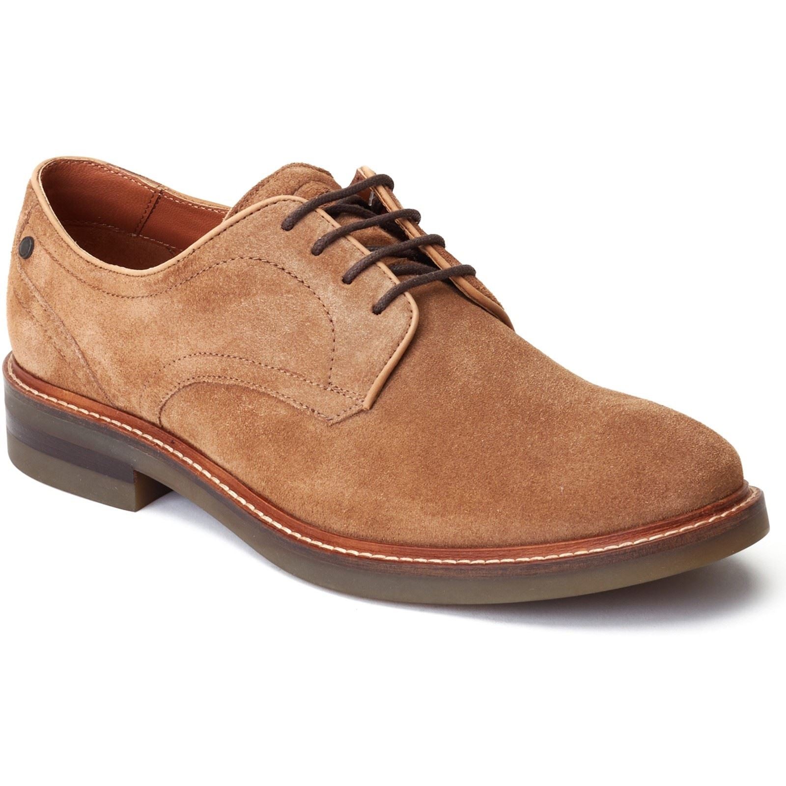 Base London Mawley Leder Herren Ingwer Oxford Schuhe