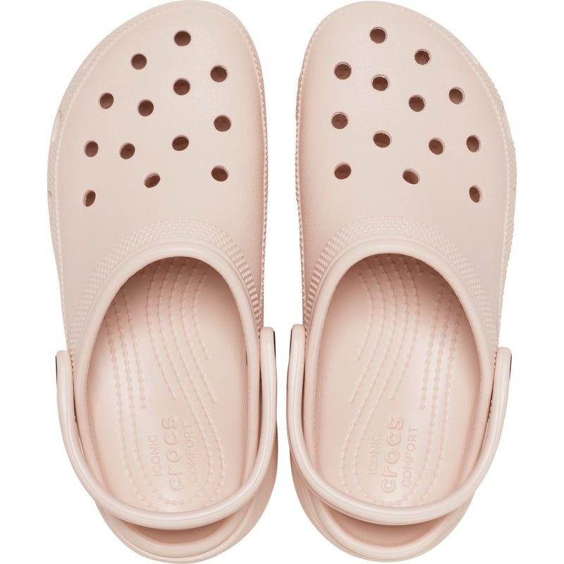 Crocs Classic Platform Clog Damen Quarz Clogs