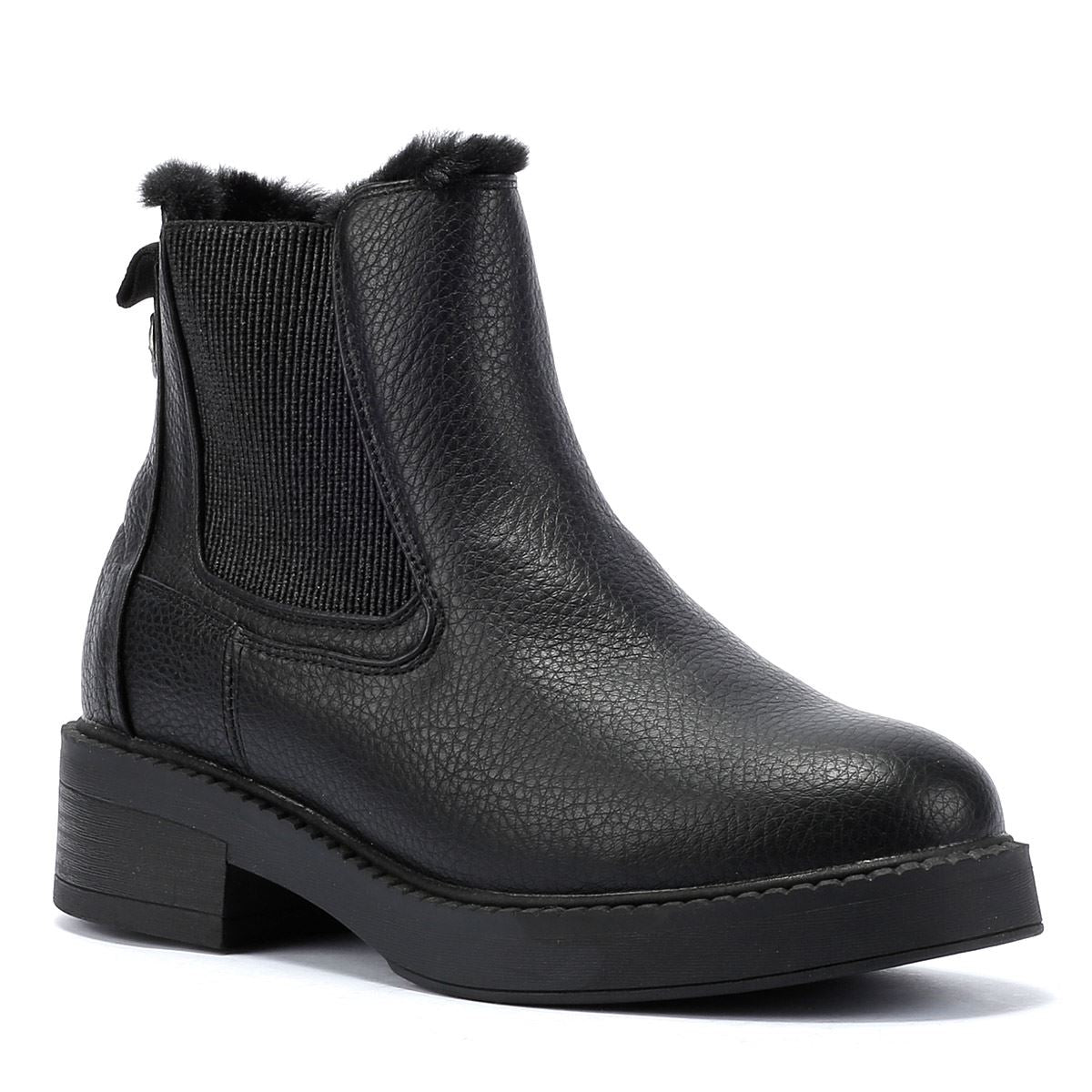 Blowfish Malibu Vera Cozy Damen-Schwarzstiefel Aus Kunstleder