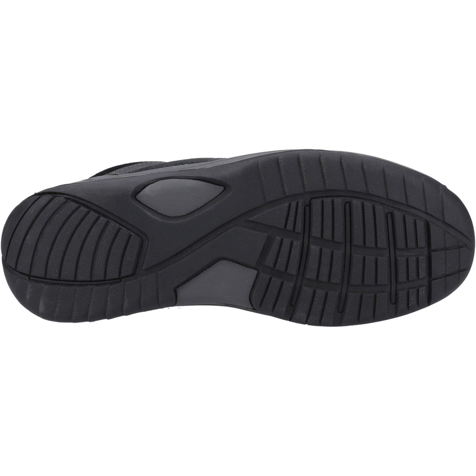 Hush Puppies Daryl Herren Schwarze Farbe Leder Knöchelstiefel