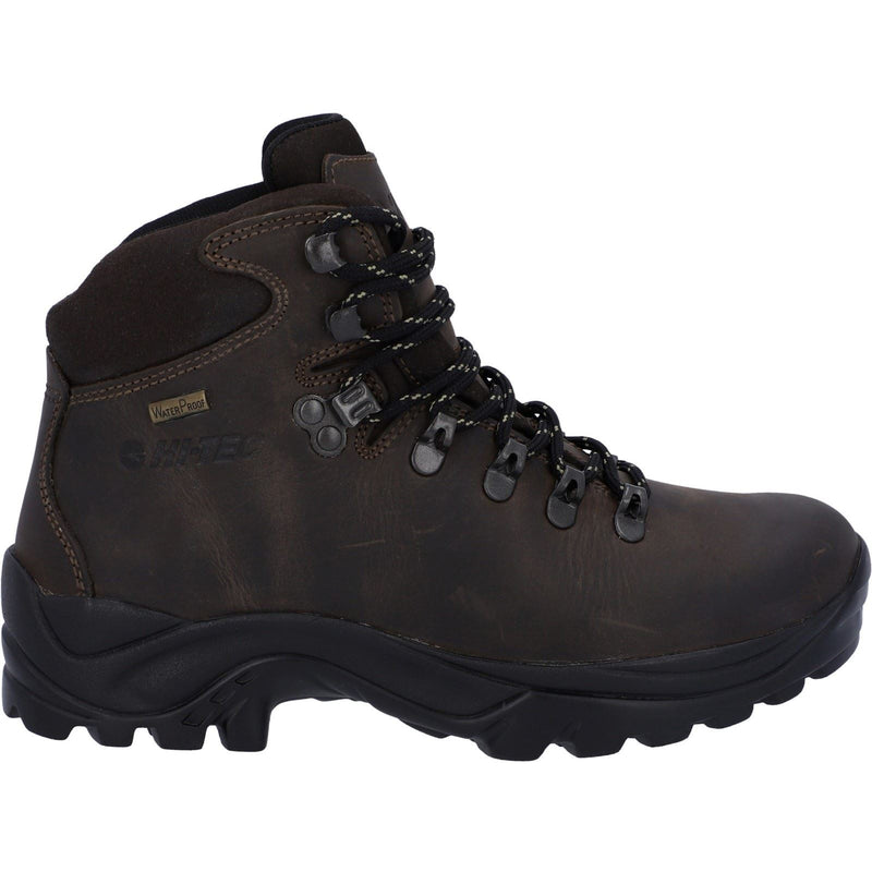 Hi-Tec Ravine Damen Wanderschuhe Aus Braunem Leder