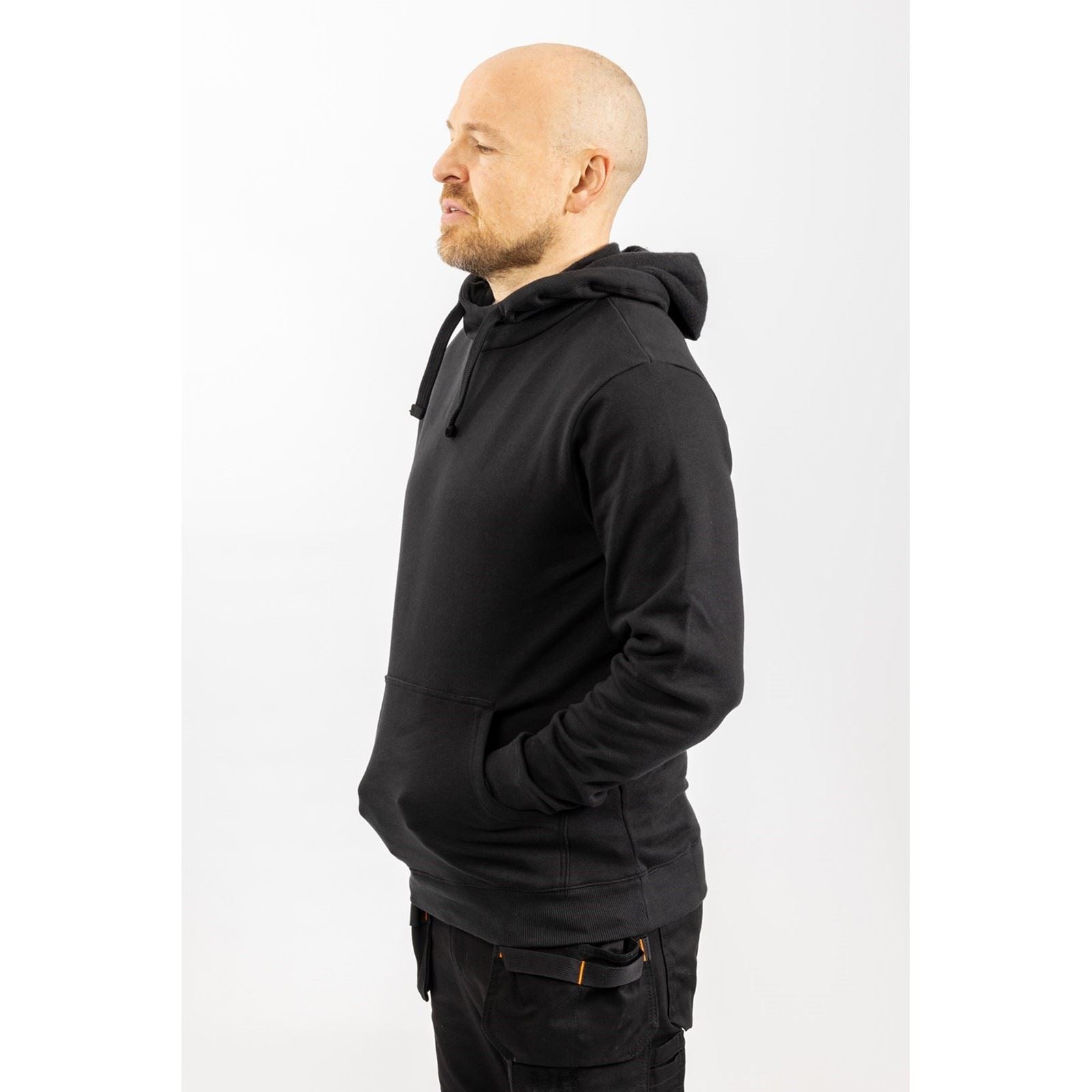 Helly Hansen Workwear Manchester Baumwolle Herren Schwarzes Kapuzensweatshirt