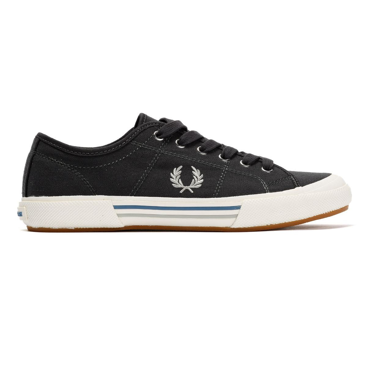 Fred Perry B708 Vintage Tennis Canvas Herren Graue Sneaker