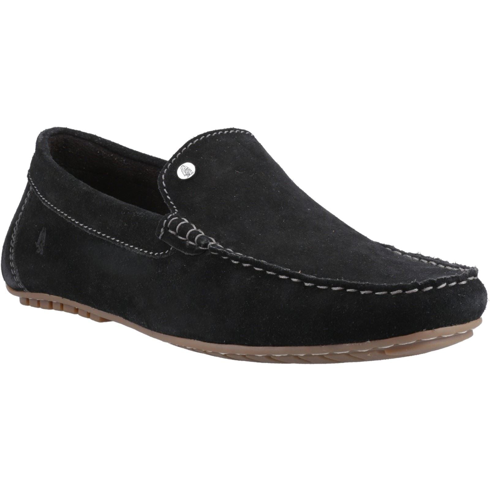 Hush Puppies Ralph Suede Herrenschwarze Lederslipper