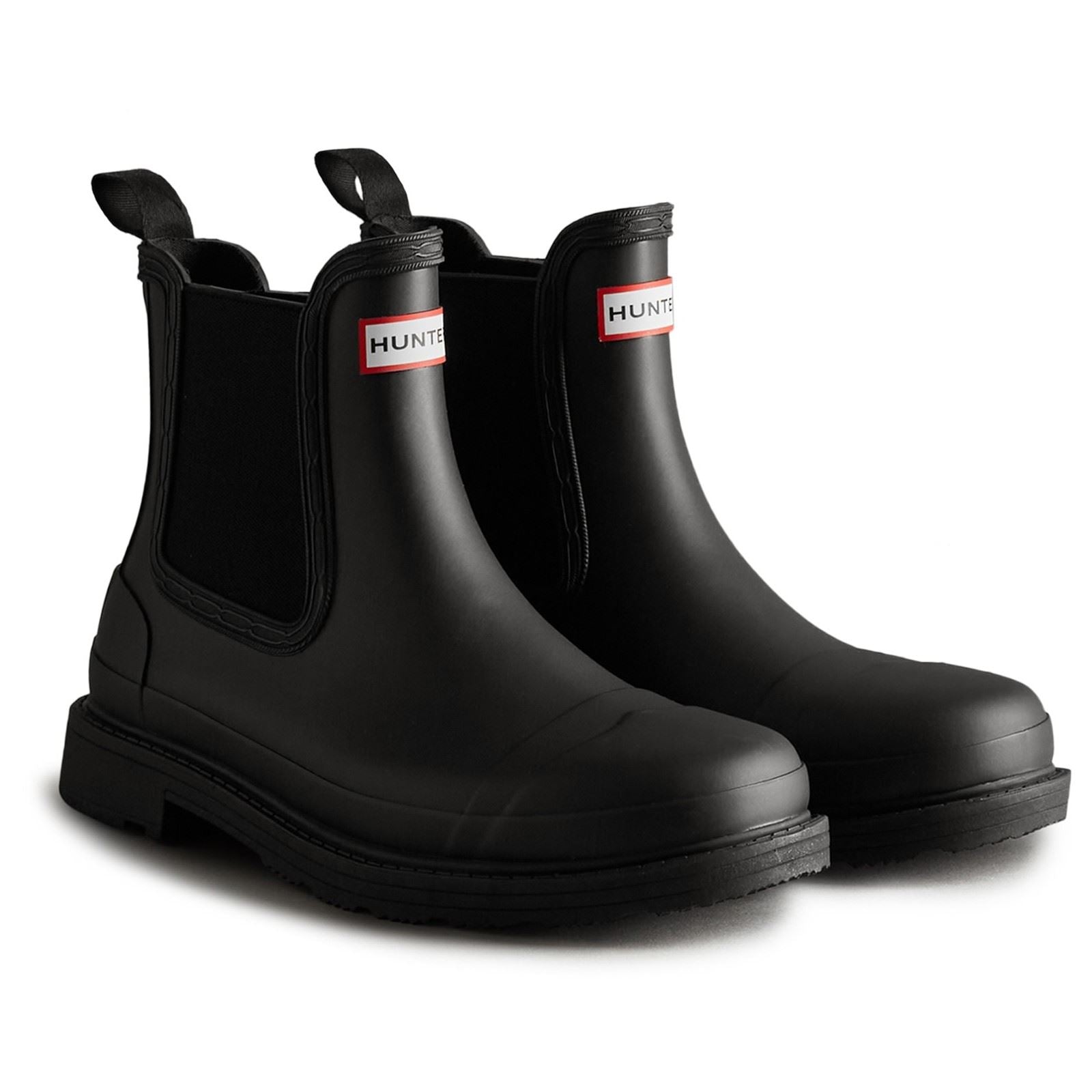 Hunter Commando Gummistiefel Für Damen In Schwarz