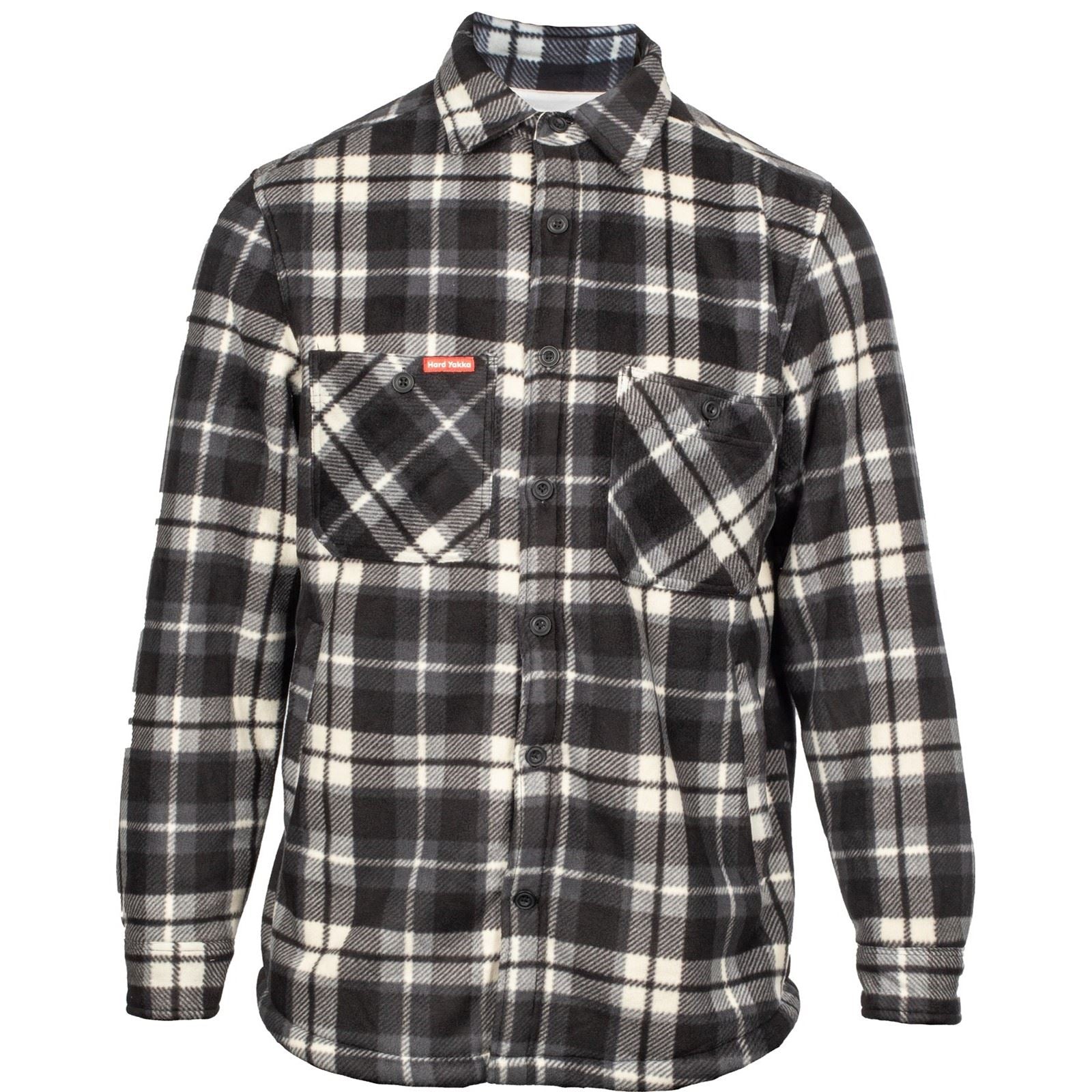 Hard Yakka Sherpa Herren Graue Fleecejacke