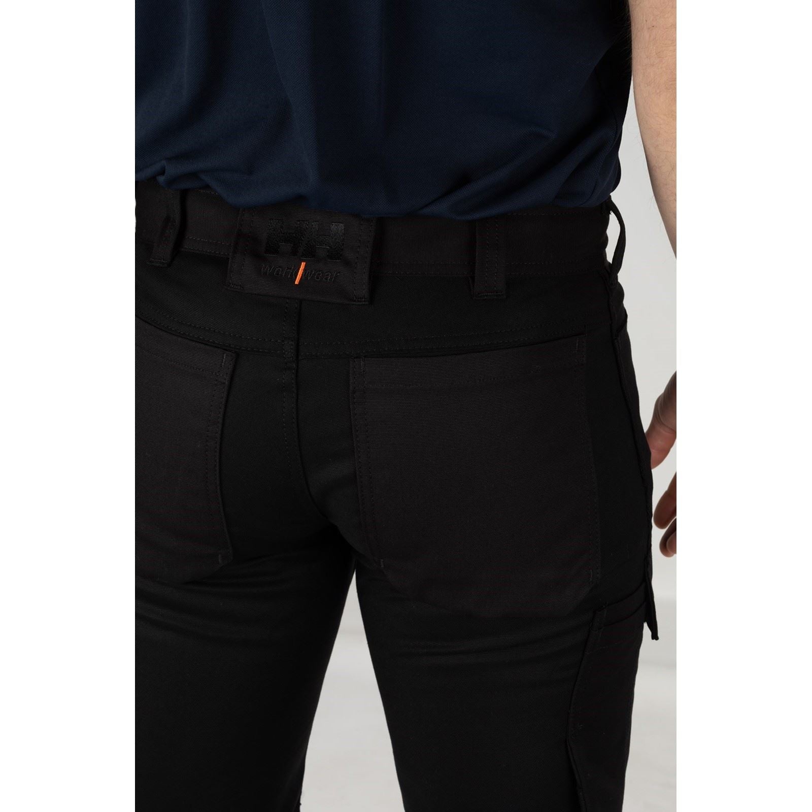Helly Hansen Workwear Oxford Service Baumwoll Männer Schwarze Farbe Knie Lange Shorts