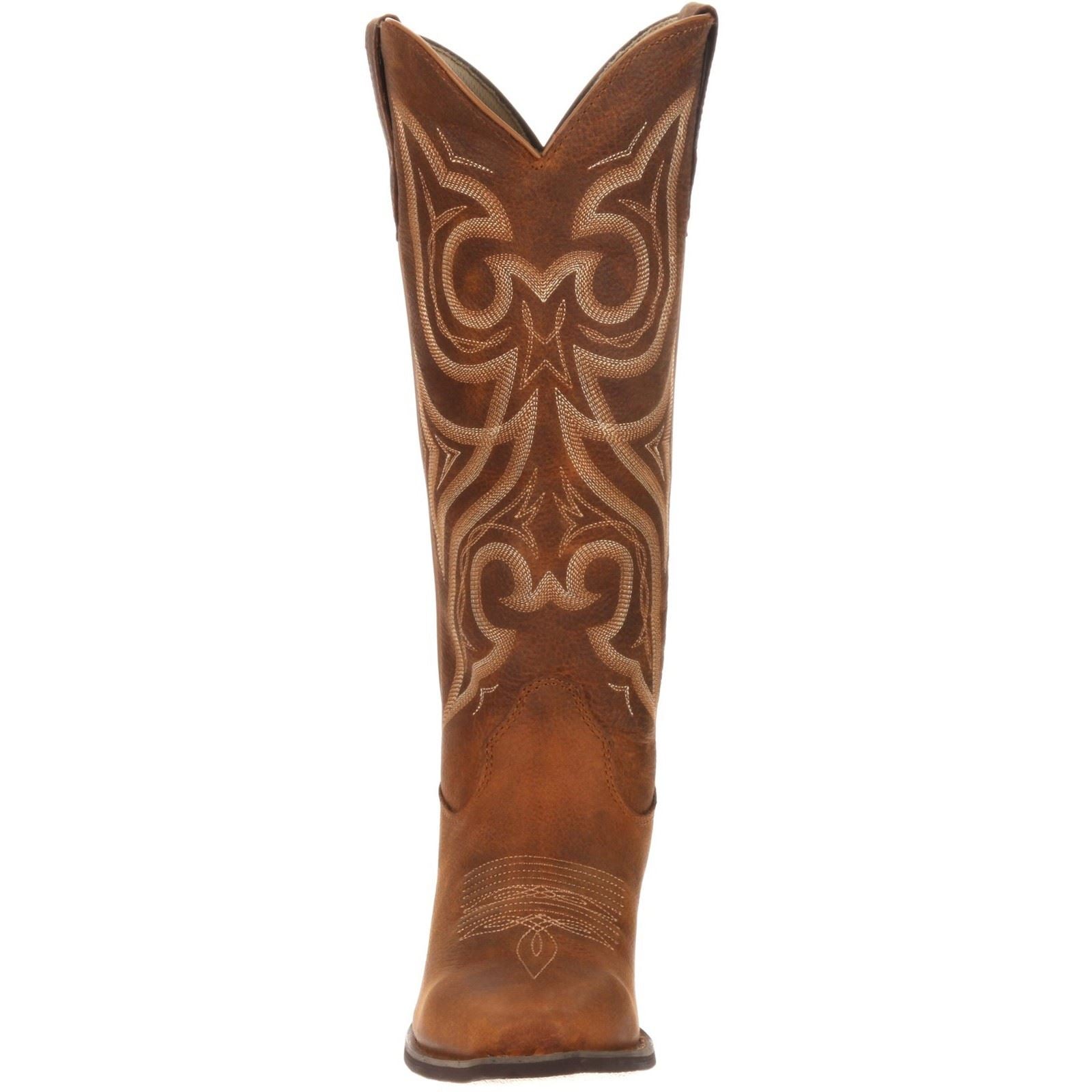 Durango Crush Damenstiefel Aus Cognacfarbenem Leder Im Used Look