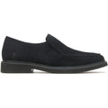 Hush Puppies Earl Slip On Herren Wildlederloafer In Schwarz