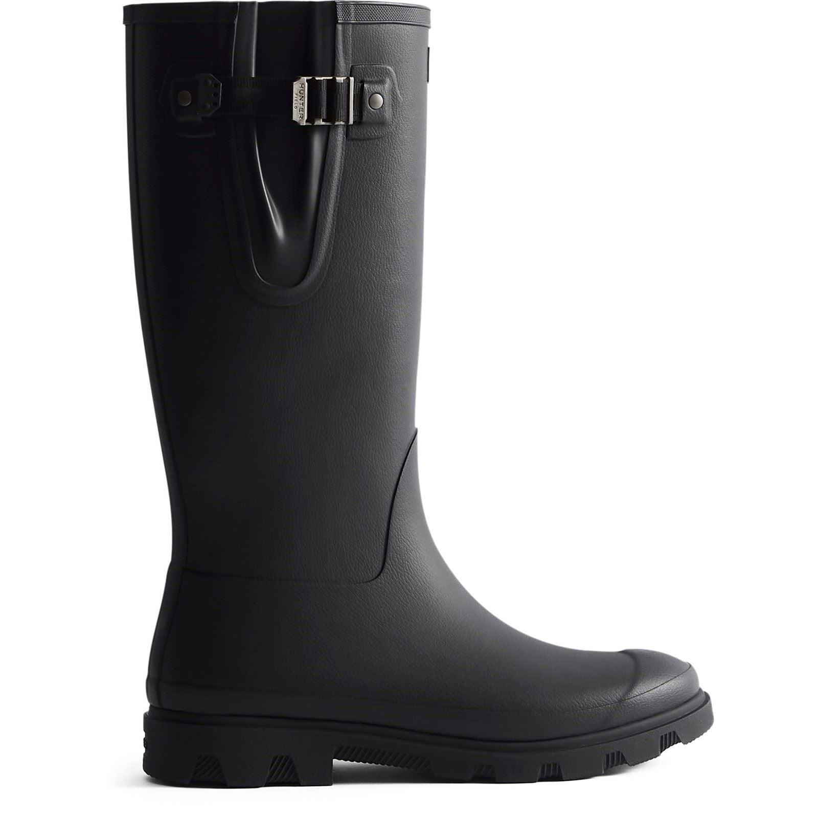 Hunter Downpour Adjustable Gummi Damen Schwarze Farbe Gummistiefel