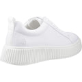 Hush Puppies Harlow Damen Sneaker Aus Weißem Leder