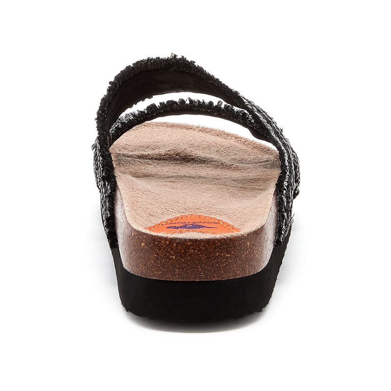 Rocket Dog Aruba Raffia Damen Sandalen Aus Textil In Schwarz