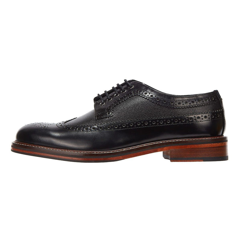 Ben Sherman Archie Brogue Schwarze Farbe Herren Schnürschuhe Aus Leder