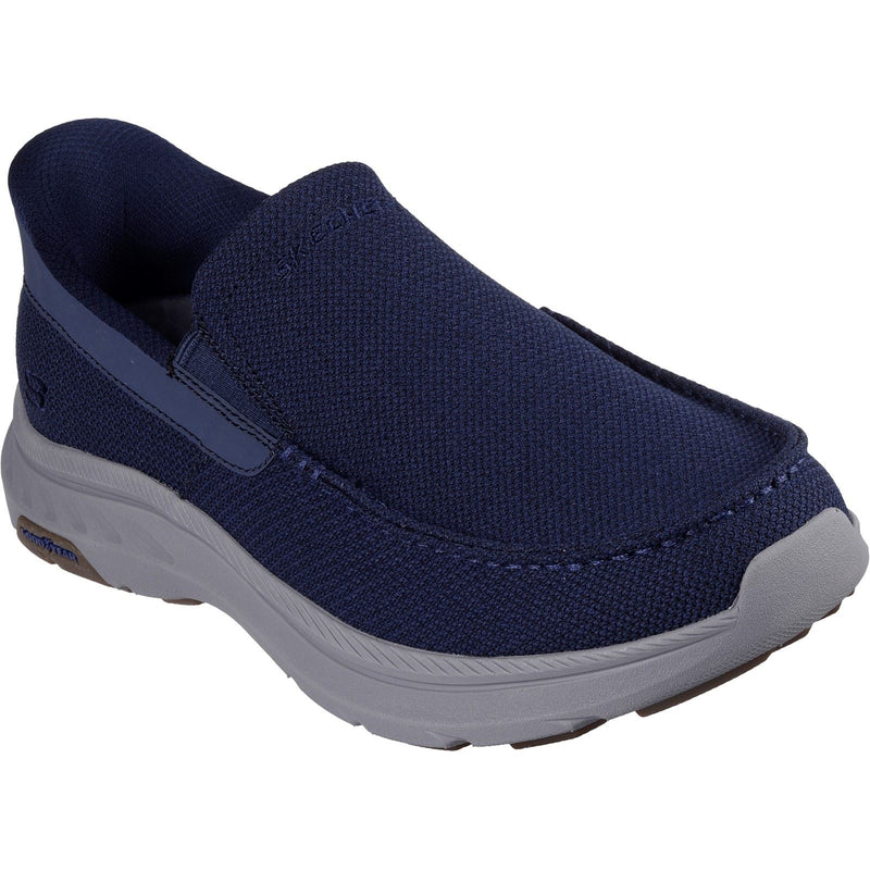 Skechers Pollard Wilfred Herren Navy Loafer Aus Textil