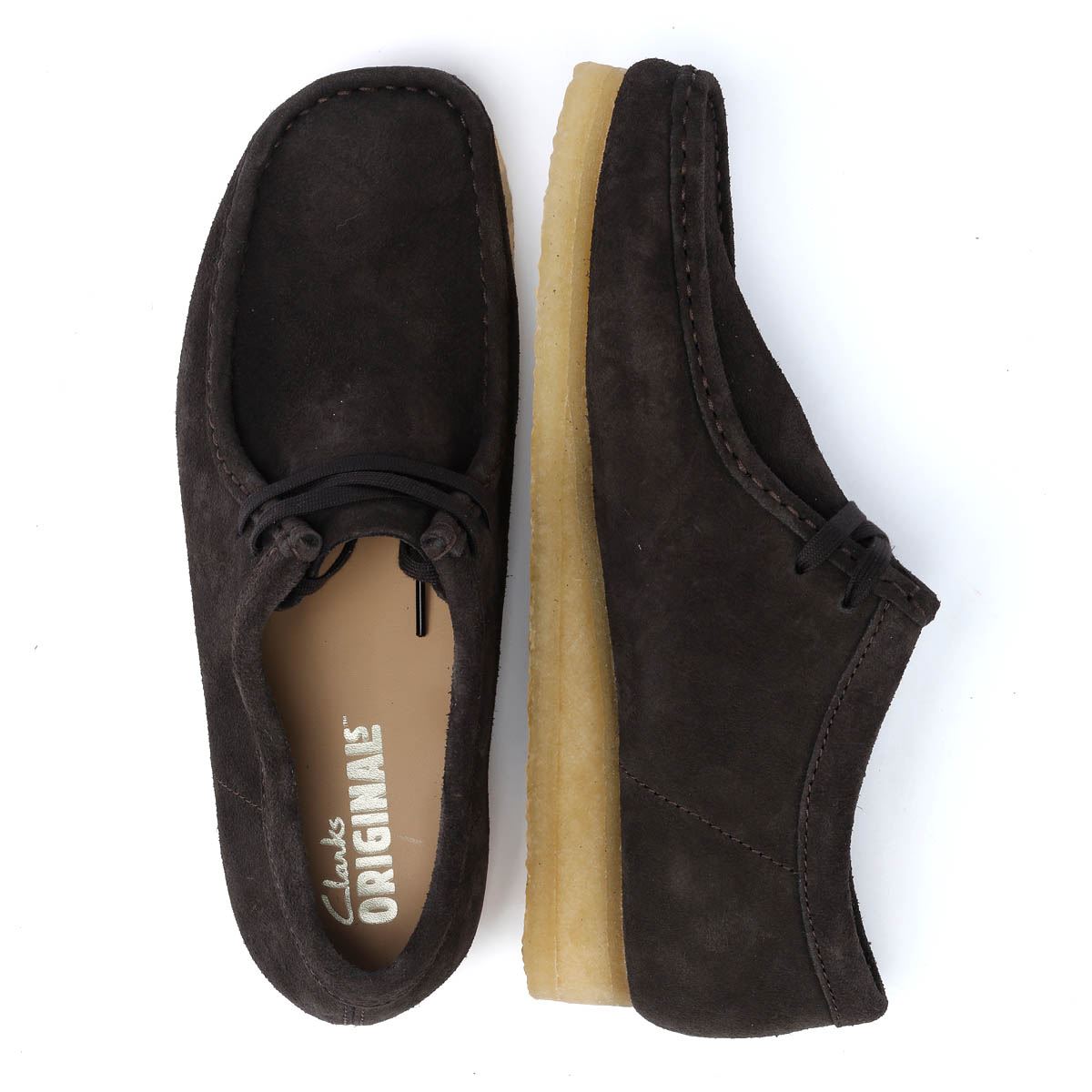Clarks Originals Wallabee Wildleder Herren Braune Stiefel