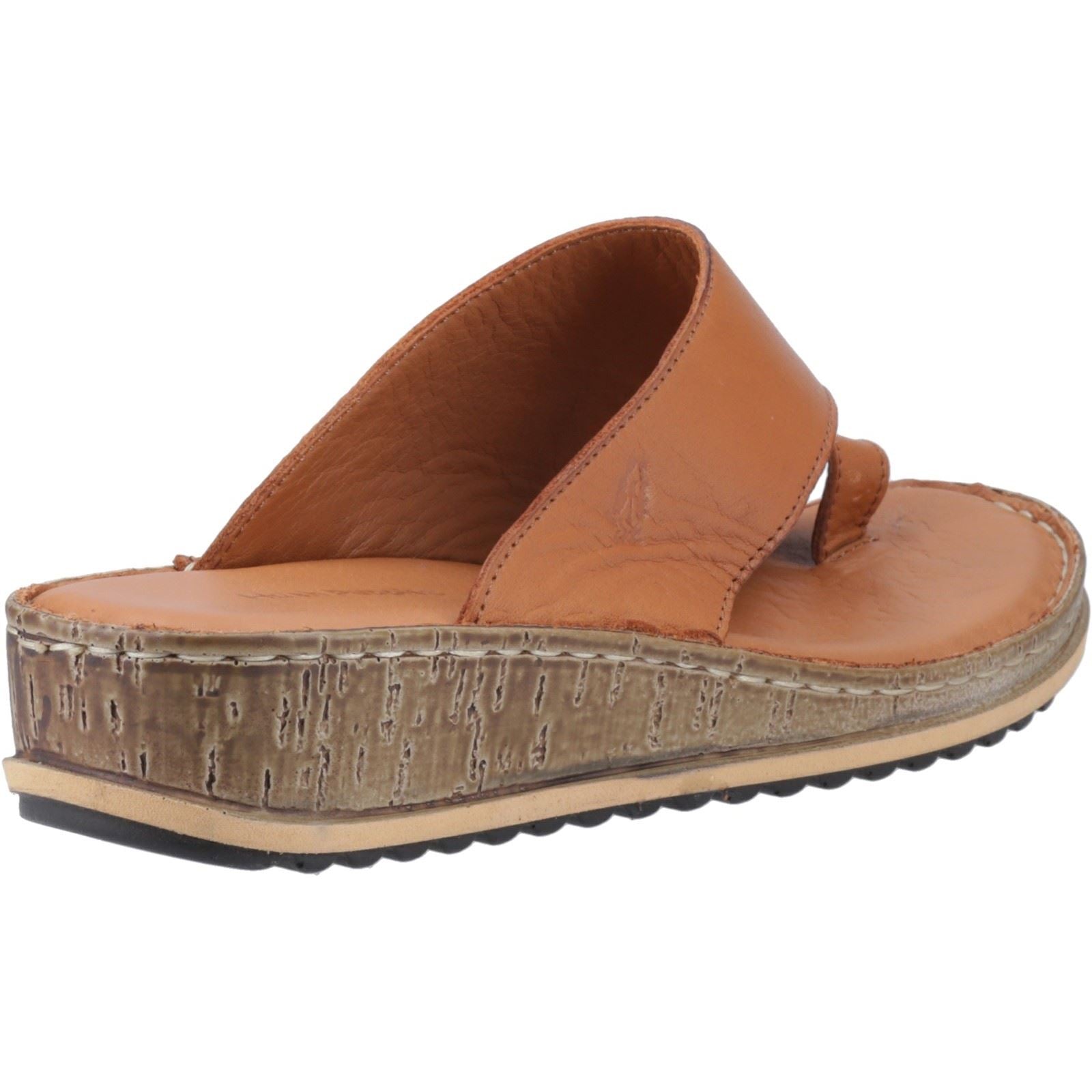 Hush Puppies Elissa Toepost Damen Sandalen Aus Wildleder In Tan