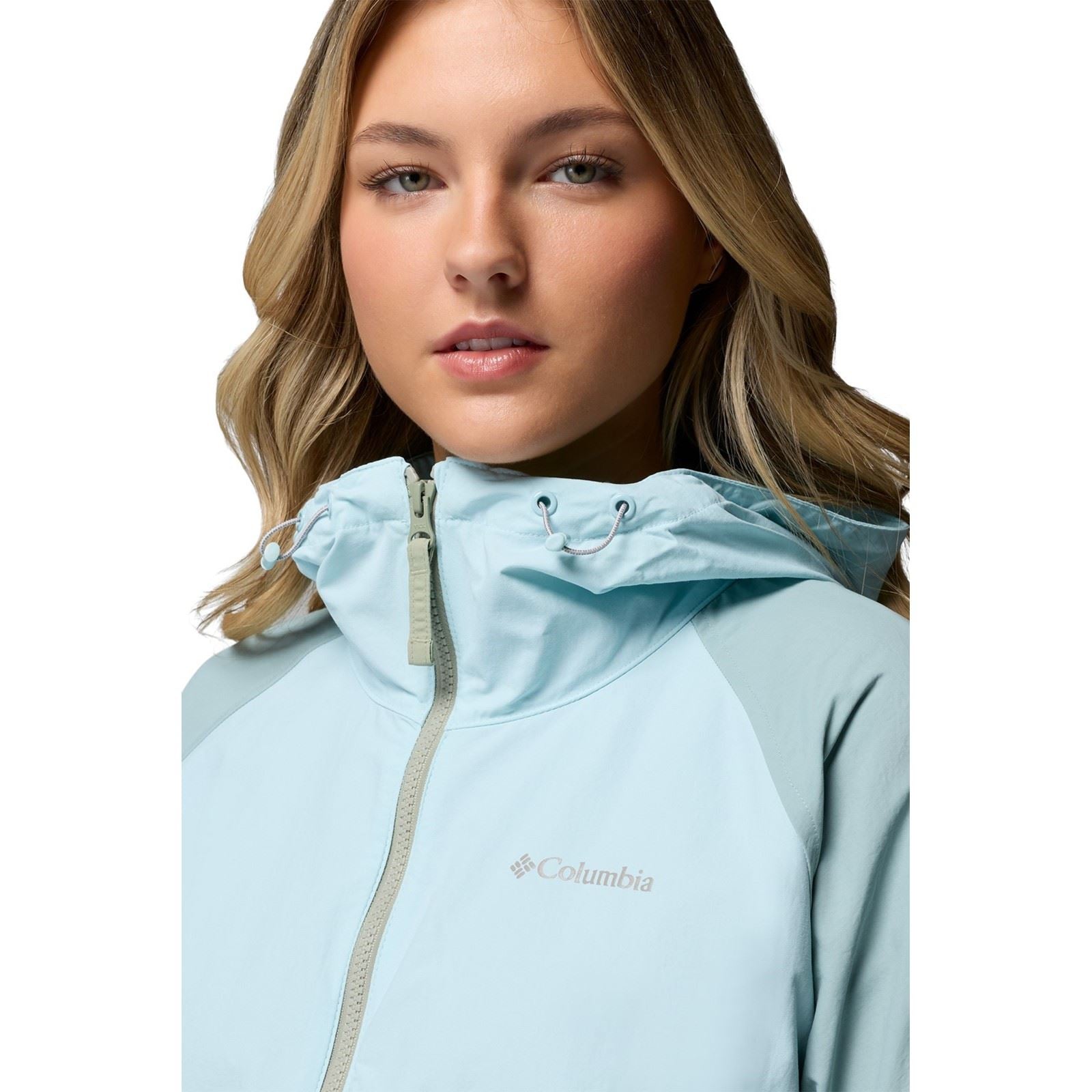 Columbia Spire Valley Damen Grüne Windbreaker-Jacken