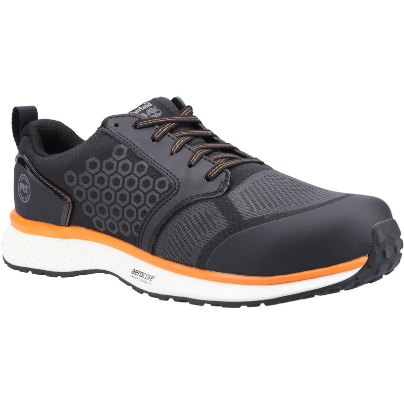 Timberland Pro Reaxion Synthetische Schwarz/Orange Sicherheits-Sneaker