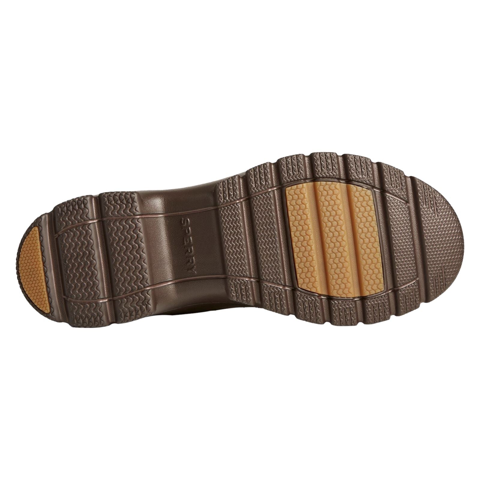Sperry Duck Float Lederbraune Gummistiefel
