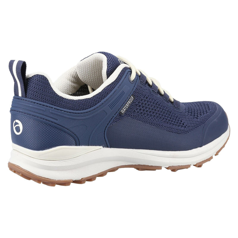 Cotswold Compton Recyceltes Kunststoff Synthetik Pu Damensneaker In Marineblau