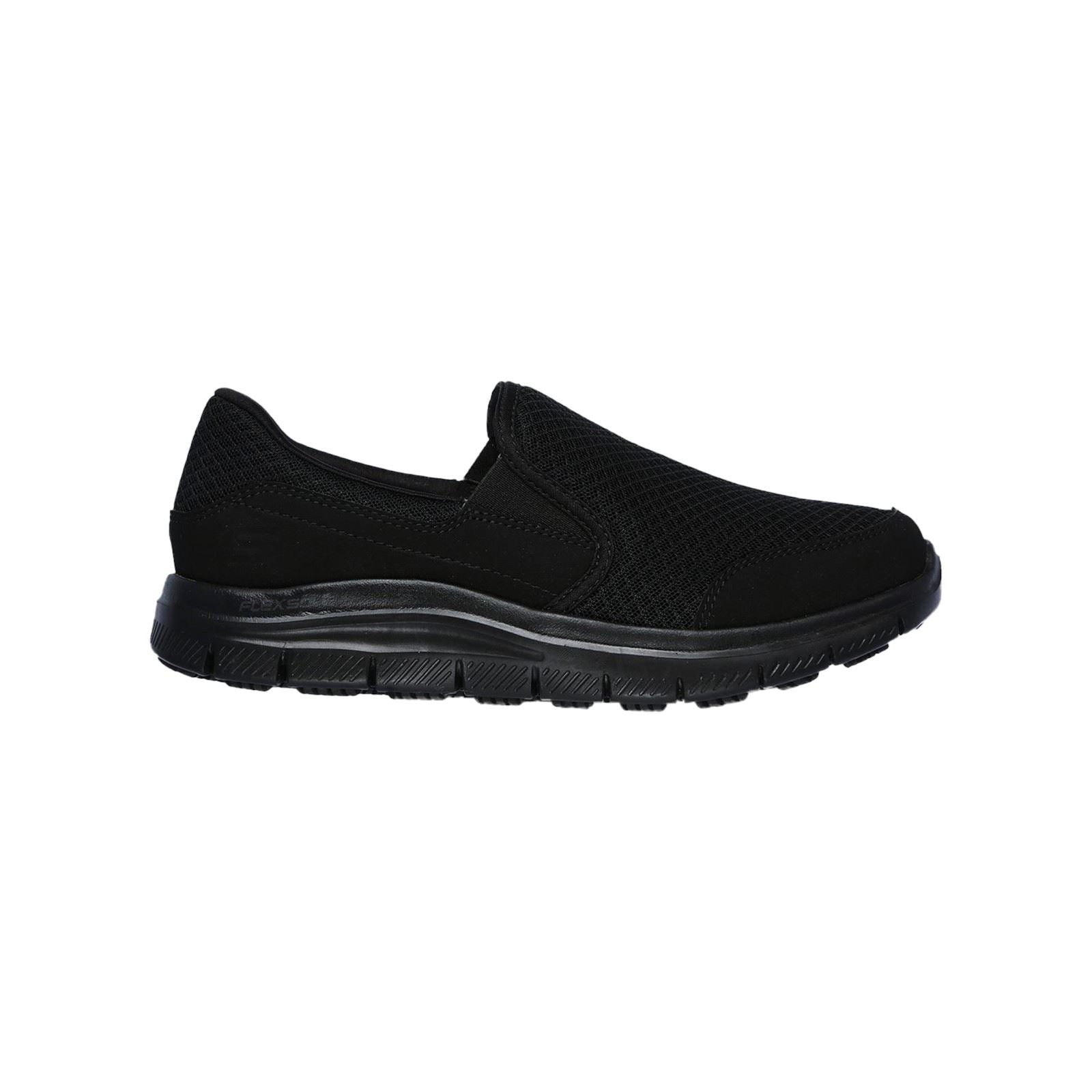 Skechers Workwear Cozard Sr Leder Frauen Schwarze Sicherheits Sneaker