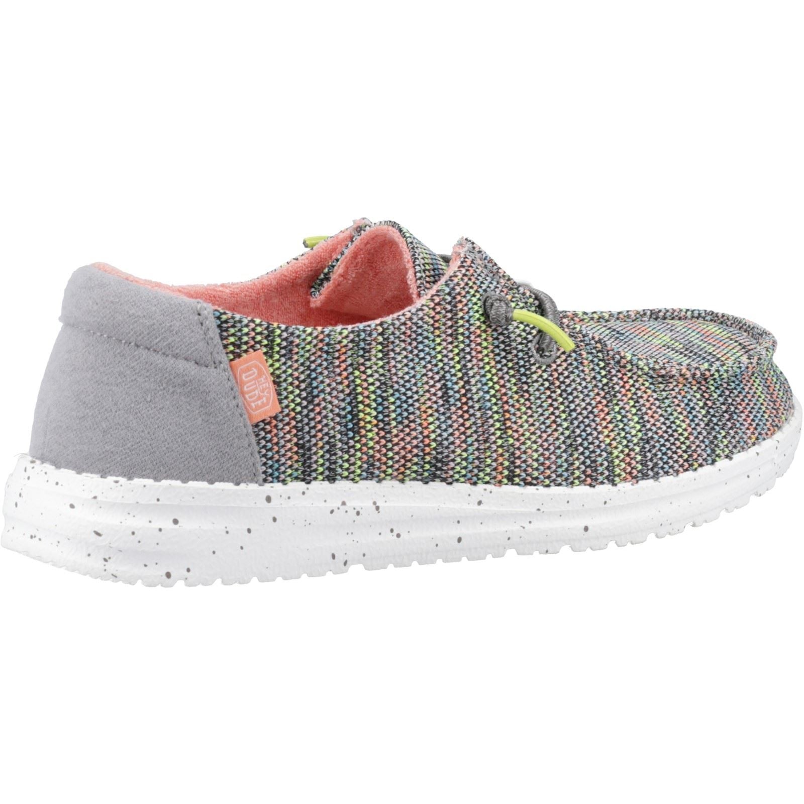 HEYDUDE Wendy Sox Damen Pfau Rosa Loafers