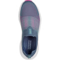 Skechers GO WALK Max Walker Sally Damen-Sneaker In Anthrazit/Lila
