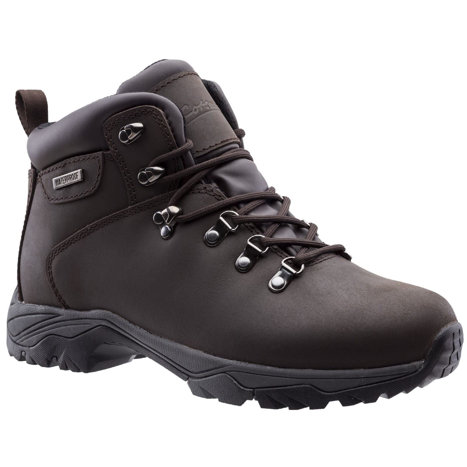 Cotswold Nebraska Leder-Herren-Wanderstiefel Aus Crazy Horse-Leder