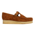 Clarks Originals Wallabee T Bar Damen Wildlederschuhe In Braun