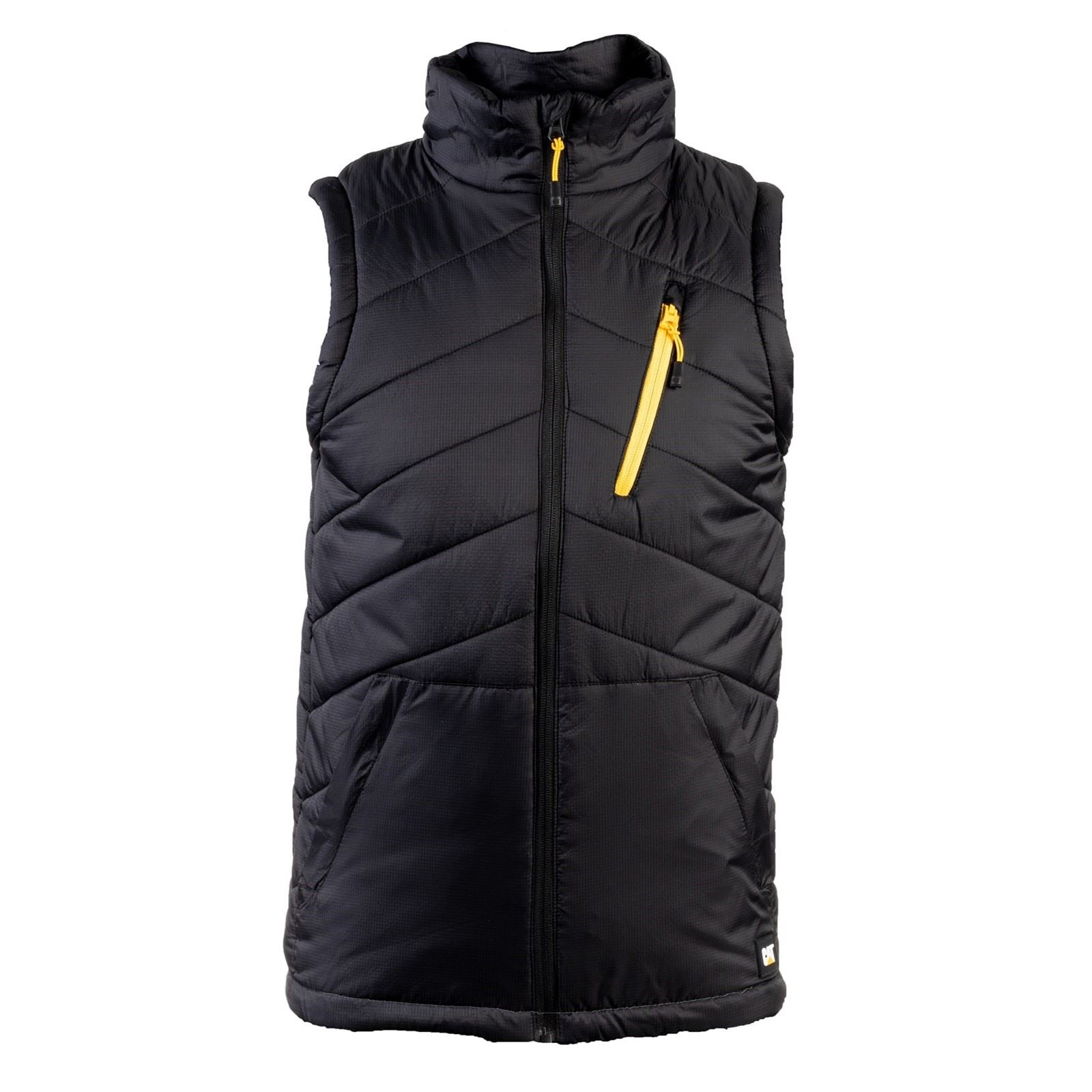 Caterpillar Essentials Body Warmer Herren Schwarze Westen