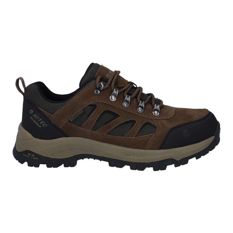Hi-Tec Bandera Expedition Low Herren Wanderstiefel Aus Leder In Rauchbraun/Khaki
