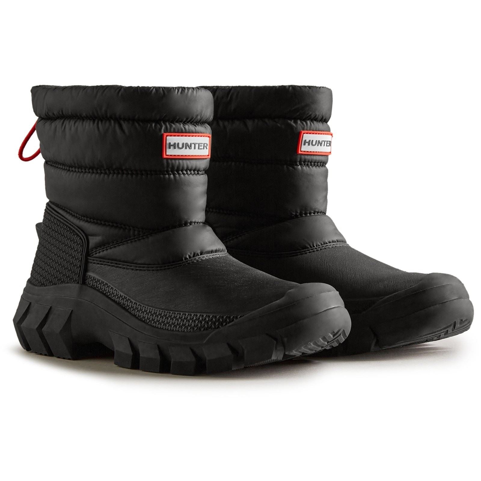 Hunter Intrepid Nylon Damen Gummistiefel In Schwarz